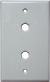 Pico Macom - BP3-WH - Wall Plate, Two Holes, White (PACKAGE of 10)
